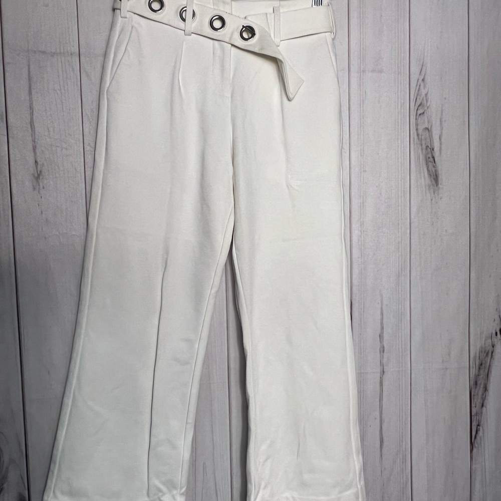 Marciano white Trousers with Belt Detail Size 0